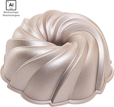 Форма для кексу Erreke Gugelhupfform, 24 см, 2.5 л, з антипригарним покриттям, професійна якість