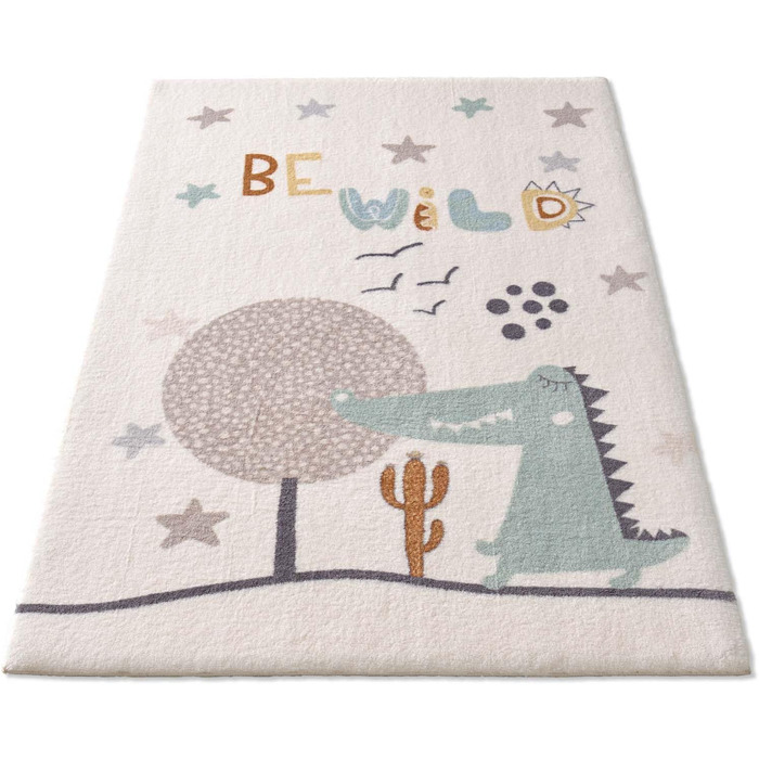 Taracarpet Rug for Children's Room, Kids' Rug and Teen Room Rug - Soft, Cozy, and Soft in Various Designs - Wild Dino 160x230 cm
