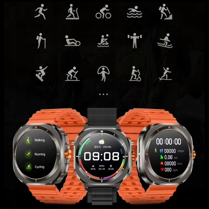 Смарт-годинник Smart-Trend SmartWatch UltraX Pro Active BL, помаранчевий