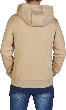 Чоловіча толстовка на блискавці з капюшоном riverso RIVNoah Regular Fit, бежевий (Cobblestone Beige), розмір S