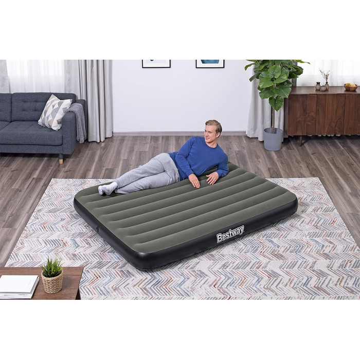 Надувний матрац Bestway Tritech Queen 203x152x25 см - для дому, відпочинку