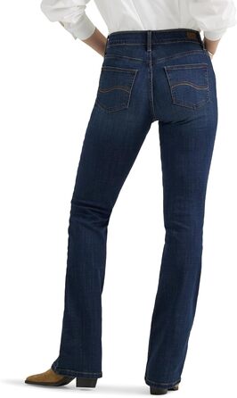 Жіночі джинси Lee Flex Motion Bootcut Regular Fit, блакитні, укорочені (40 розмір)