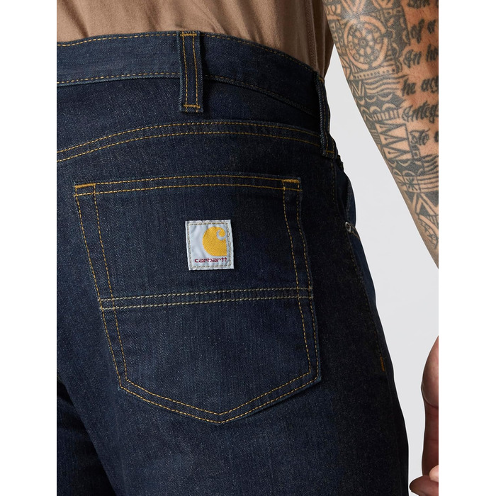 Джинси чоловічі Carhartt 102807, блакитні, 36W/32L, класичний крій