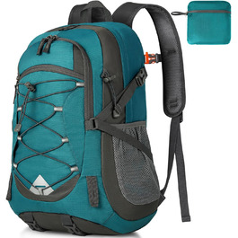 IGOLUMON Hiking Backpack for Men and Women, 40L Waterproof Backpack, Lightweight Foldable Travel Backpack, Trekking Backpack with Reflective Strips for Cycling, Climbing, Mountaineering and Travel Sports (Green)