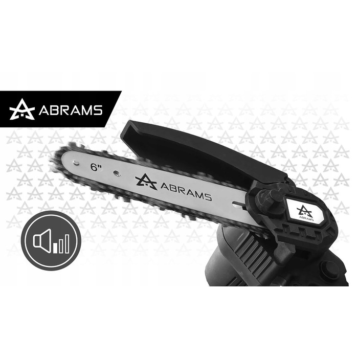 Акумуляторна ланцюгова пила Abrams 800 Вт, 15 см, 2x21 В