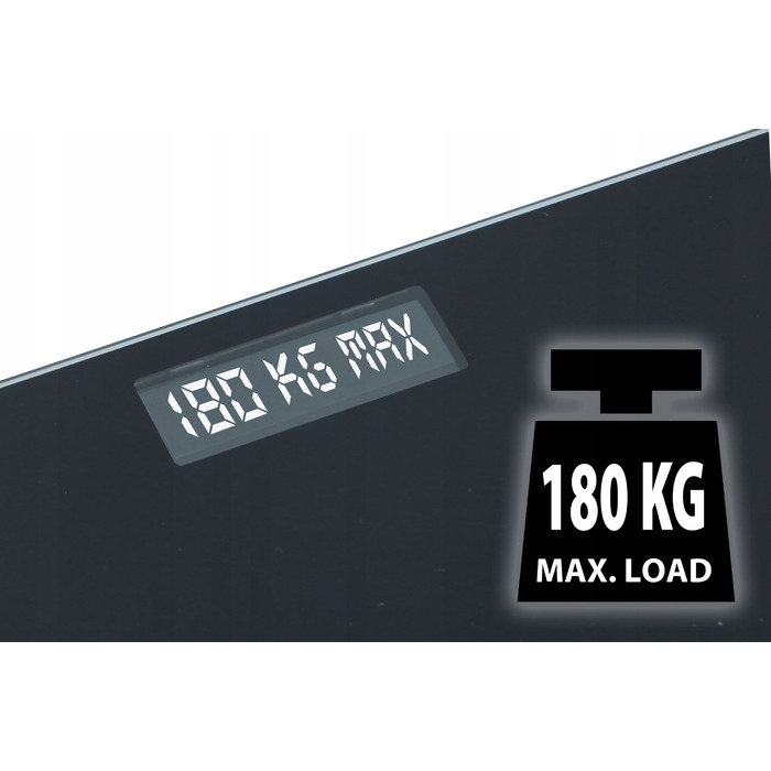 Електронні ваги для ванної Grundig, до 180 кг, LCD-дисплей