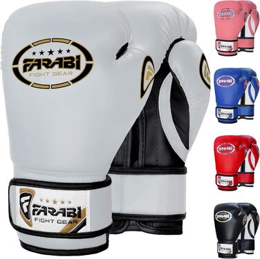 Дитячі боксерські рукавички Farabi Sports 6oz/8oz для боксу, ММА, муай-тай, кікбоксингу та спарингу