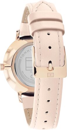 Годинник Tommy Hilfiger для жінок з кварцовим механізмом та сталевим браслетом (ланцюговим або сітковим), шкіряний або силіконовий ремінець (рожевий)