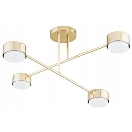 Підвісна люстра Elko-Lighting золота, 4 точки освітлення GX53, сучасний стиль