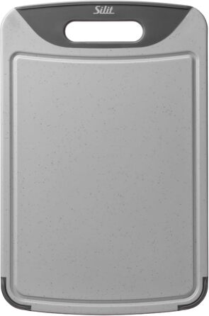 Дуршлаг Silit 38 x 25 см, прямокутний, з ABS-пластику, для нарізання, з жолобками для соку, з ручкою, придатний для миття в посудомийній машині, бережний до ножів