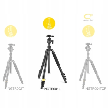 Подорожній алюмінівий штатив NATIONAL GEOGRAPHIC з моноподом, навантаження до 6 кг