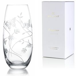 Скляна ваза Butterfly Zylinder - циліндрична ваза висотою 25 см, прозора, для елегантних акцентів