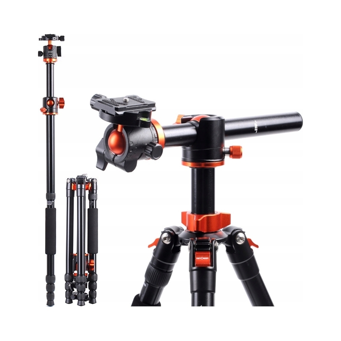 Штатив K&F Concept SA254T2, 190 см, чорний