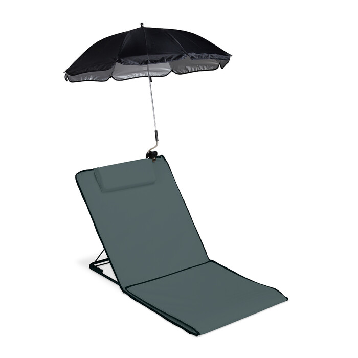 Relaxdays Beach Mat with Sunshade