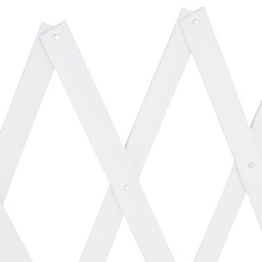 Захисне ворота для собак Relaxdays, висувне до 108,5 см, бамбук, для захисту сходів та дверей, біле