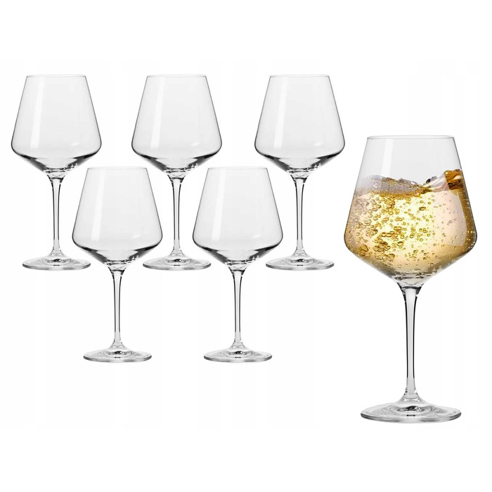 Набір келихів для білого вина Chardonnay Krosno Avant-Garde, 560 мл, 6 шт.