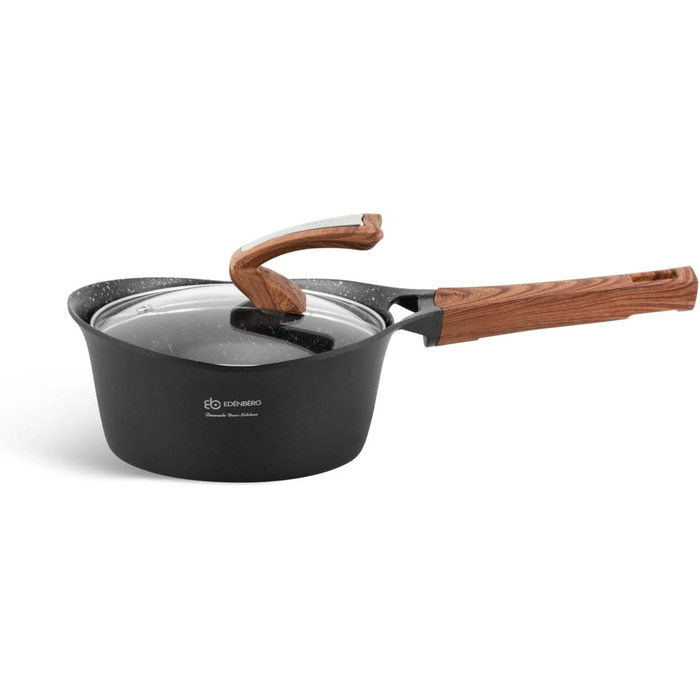 Набір каструль та сковорідок Edenberg EB-9184: 15 предметів з антипригарним покриттям, індукційні | Набір посуду, каструлі, сковороди