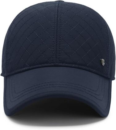 YAMEE Бейсболка чоловіча зимова зі складними навушниками, унісекс, тепла шапка, зимова кепка, осінь/зима, м'яке внутрішнє оздоблення, універсальний розмір (2080/Blau)