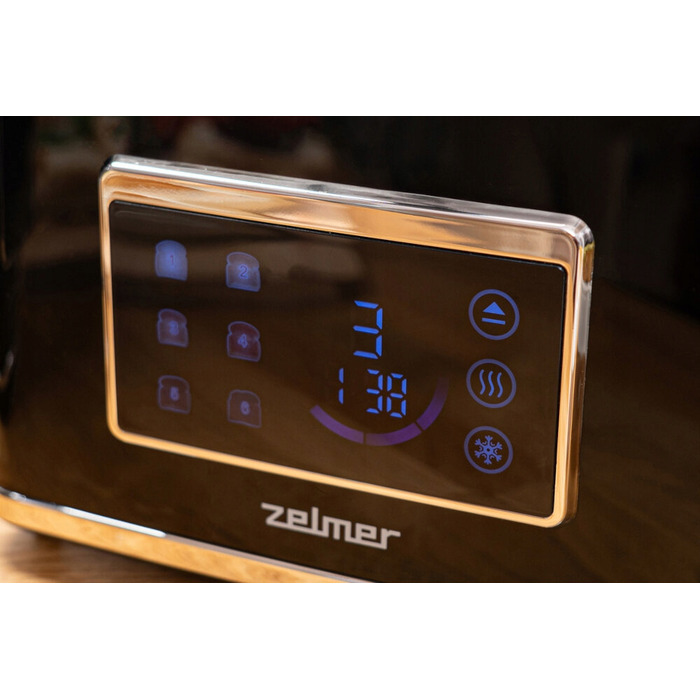 Тостер Zelmer ZTS8065, чорний, 780 Вт