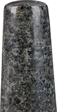 Набір для приготування спецій Relaxdays: гранітний ступка з толуштою, Ø 13 см, 250 мл, сірий