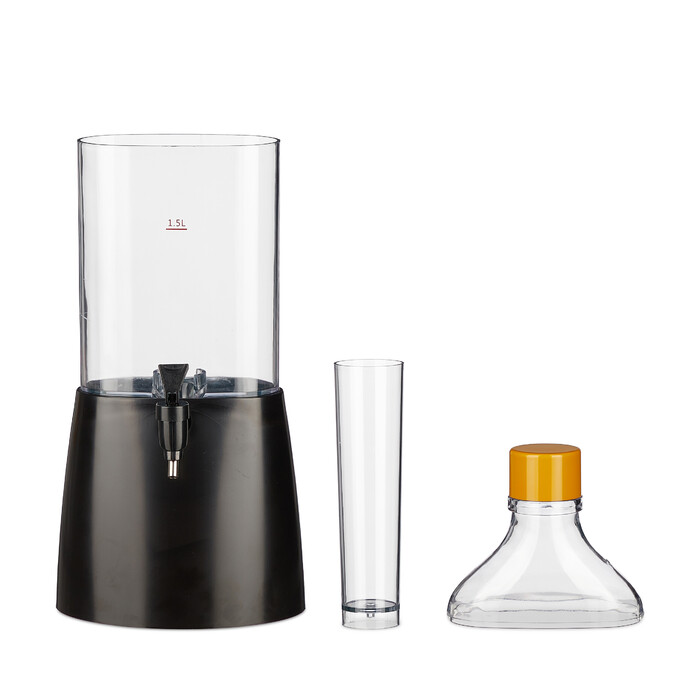 Relaxdays 1.1 L Drink Dispenser with Tap