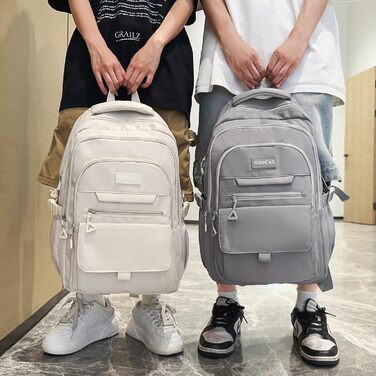 Шкільний рюкзак для дівчаток сірого кольору: стильний, місткий, для навчання та повсякденного використання