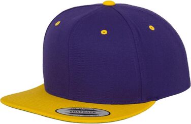 Кепка Flexfit Floral Snapback унісекс, для жінок та чоловіків, 2 кольори, універсальний розмір (pur/Gold)