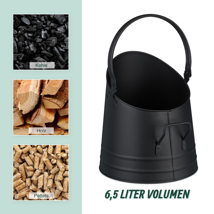 Relaxdays Charcoal Bucket with Shovel