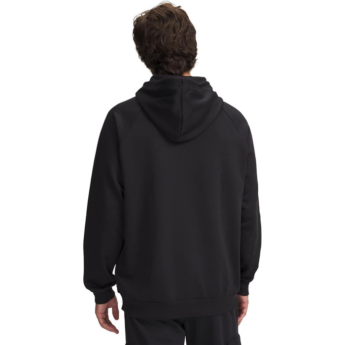 Чоловічий худі Under Armour Rival Fleece Logo з капюшоном, чорний, розмір XL
