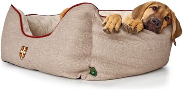 Диван-ліжко для собак HUNTER Hundesofa UNIVERSITY, бежевий, розмір M, знімний чохол, зручний дизайн