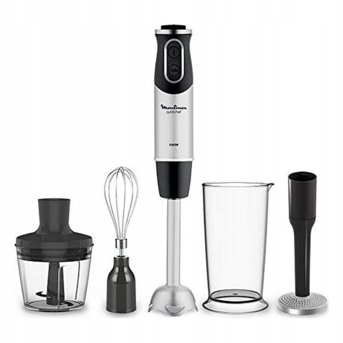 Занурювальний блендер Moulinex Quickchef DD65H810, 1000 Вт, чорний