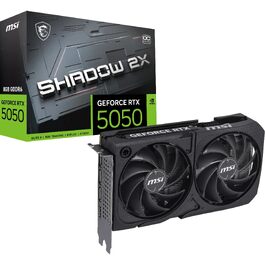 Відеокарта MSI GeForce RTX 5050 8G Shadow 2X OC - 8GB GDDR6, PCIe 5.0, 2602 MHz