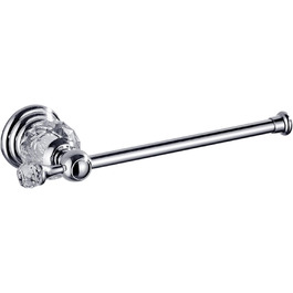 Golden Bathroom Toothbrush Holder, Gold Crystals, Bathroom Hardware (Toilet Paper Holder, Brushed Chrome)