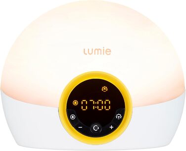 Lumie Bodyclock Rise 100 Alarm Clock with Sunrise and Sunset Simulation, White