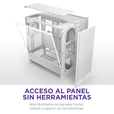 Корпус NZXT H5 Flow Midi Tower, білий