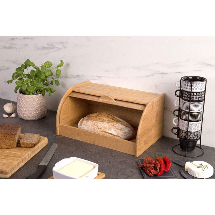 Ящик для хліба Zeller 25347, бамбук, 40 x 26 x 20 см, натуральний