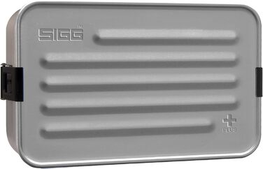 SIGG - Alu Lunchbox Plus - Lunchbox with Compartment - Award-Winning - Dishwasher Safe & Microwave Safe - Absolutely Leakproof - Featherlight - BPA-Free
