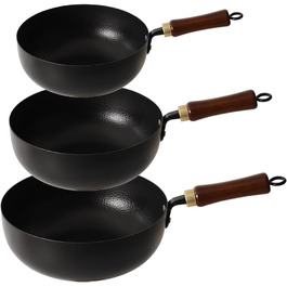 Набір сковорідок з нержавіючої сталі 1.5 мм з антипригарним покриттям (4 шт.) | 26, 24, 20, 18 см | Кухонний посуд