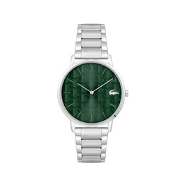 Годинник чоловічий Lacoste Crocorigin Quartz (зелений) - сталевий або шкіряний браслет