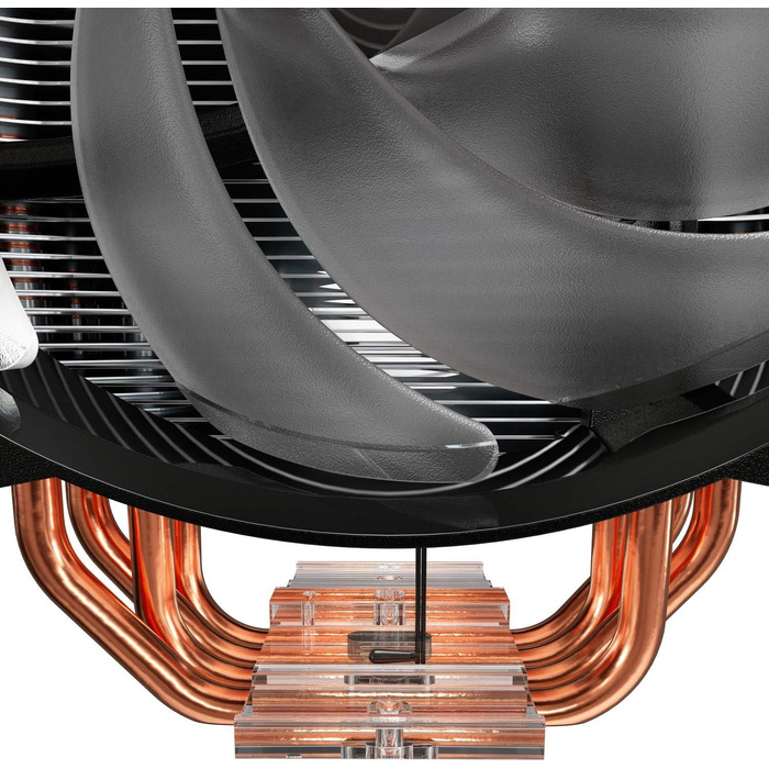 Охолоджувач CPU Cooler Master MasterAir MA410M з RGB підсвічуванням: двотурна конструкція, 6 heatpipes, тихий вентилятор SF120R