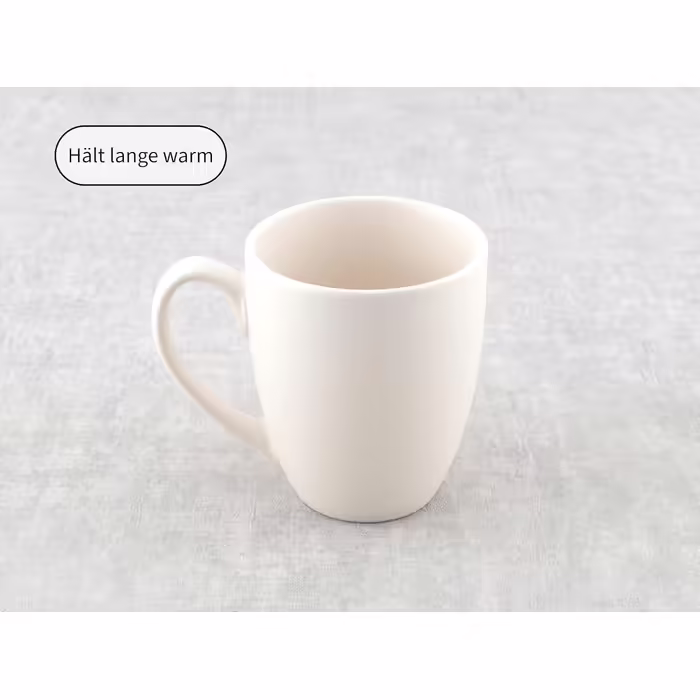Hansekitchen Coffee Mug Set Large – Coffee mugs made of high-quality and sturdy ceramic, large handles, large mugs (Brown, Set of 6)