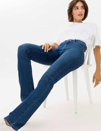 Джинси жіночі BRAX Feel Good Style Mary, Regular Fit 34W/32L, блакитний, класичні п'ятикішенні