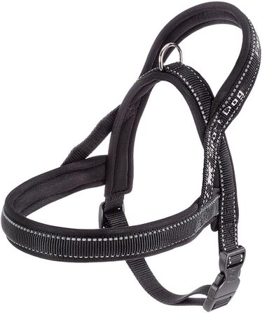 Нашийник для собак Ferplast Sport Dog, середнього розміру, сірий, з практичним застежкою, м'якою підкладкою та світловідбиваючими швами, S (48 см)