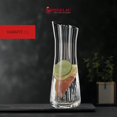 Карафа Spiegelau LifeStyle 1 л з кришталевого скла, для води, можна мити в посудомийній машині