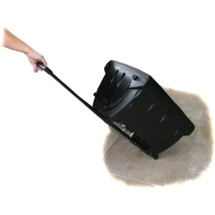 E-Lektron EL38-M MK-III: Портативна акустична система 900W з Bluetooth, MP3, USB, SD, FM, 2 мікрофонами та пультом - Звукове обладнання для вечірок та заходів