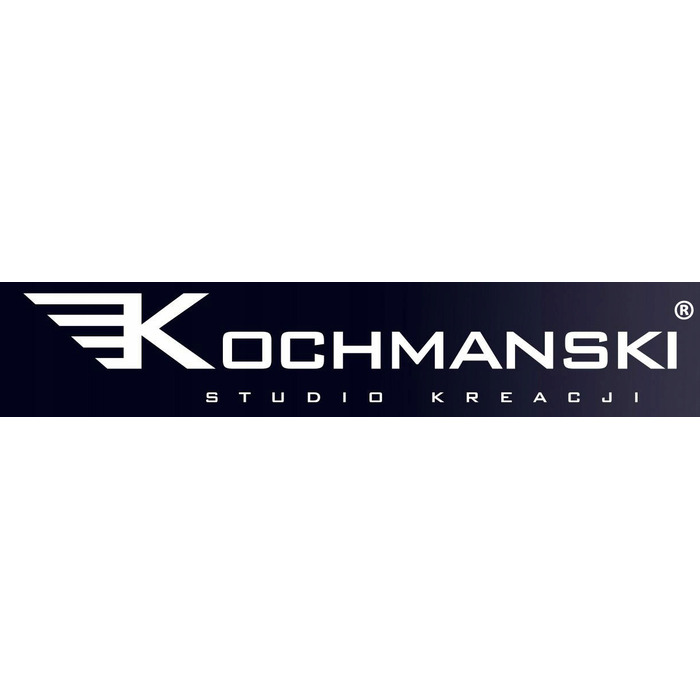 Чоловічий гаманець Kochmanski з натуральної шкіри, чорний