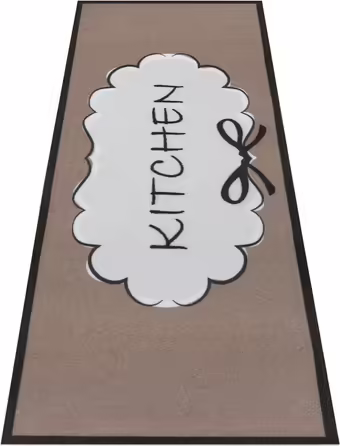 Hanse Home Cook & Clean Kitchen Runner – Kitchen Rug with Cloud Motif, Non-Slip, Easy Care Runner Rug for Kitchen, Hallway, Entrance Area, Dining Room – 50x150cm