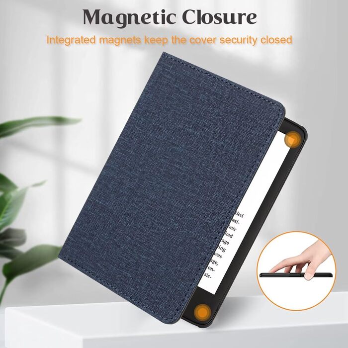 Чохол для Kindle Paperwhite 5/6/7/12 (2012-2024) MOKASE з підставкою та кишенькою, Pine Green