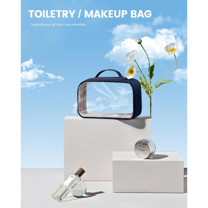 Спортивна сумка LOVEVOOK для подорожей: жіноча дорожня сумка-weekender з косметичкою, відділенням для взуття та мокрих речей, водонепроникна, ручна поклажа, для фітнесу, відпочинку, кемпінгу, блакитна M