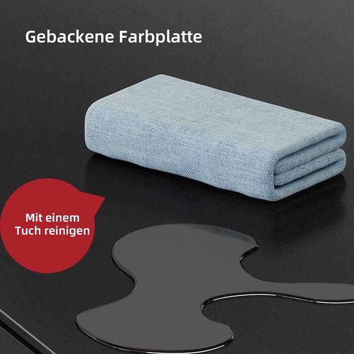 Поличка для мікрохвильової печі, 2-ярусна, чорна, 36,5 x 40 x 46 см